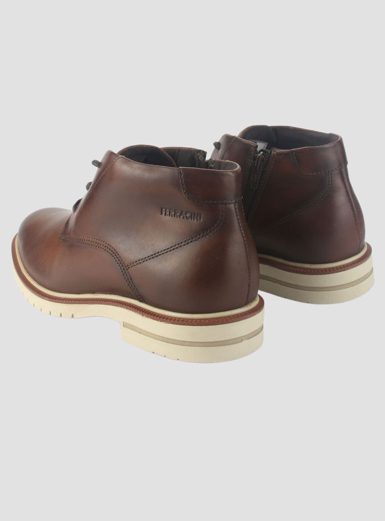 Botin Ferracini Hombre 5437 Firenze Café Casual-5