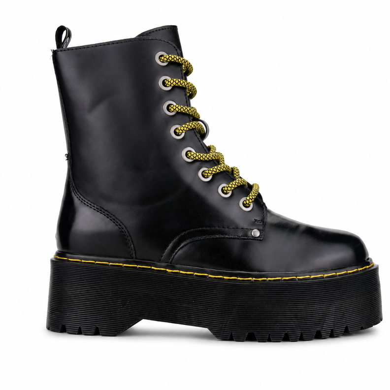 Botin Chalada Mujer Poolh-11 Negro Moda 35