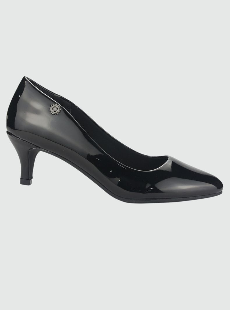 Zapato Chalada Mujer Conforto-10 Negro Casual-0