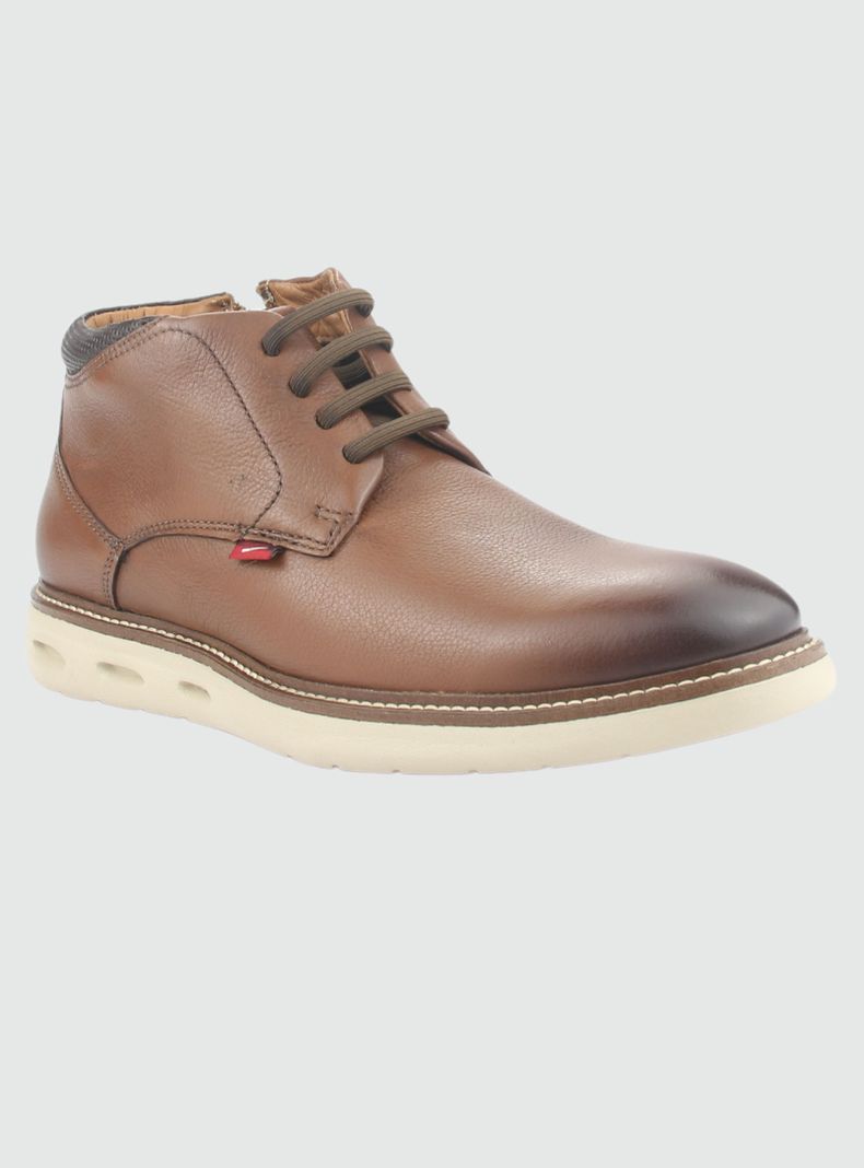 Botin Ferracini Hombre 4162 D Café Casual-2