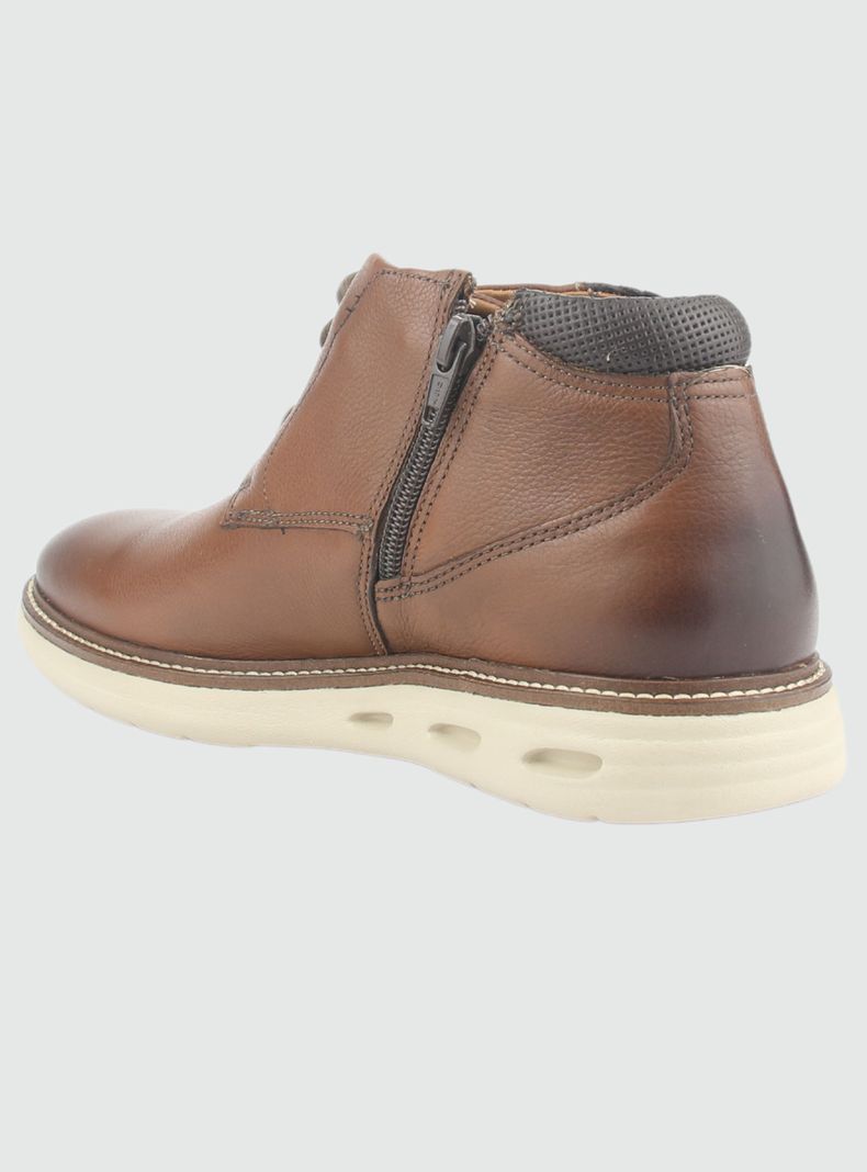 Botin Ferracini Hombre 4162 D Café Casual-3