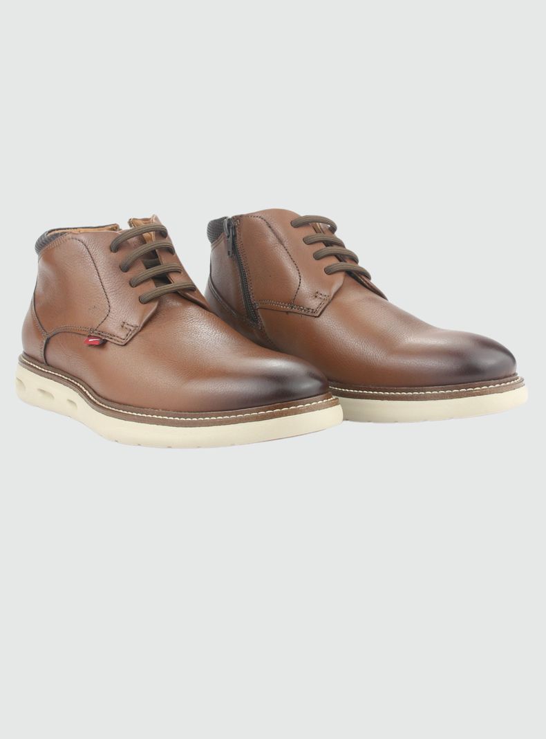 Botin Ferracini Hombre 4162 D Café Casual-4