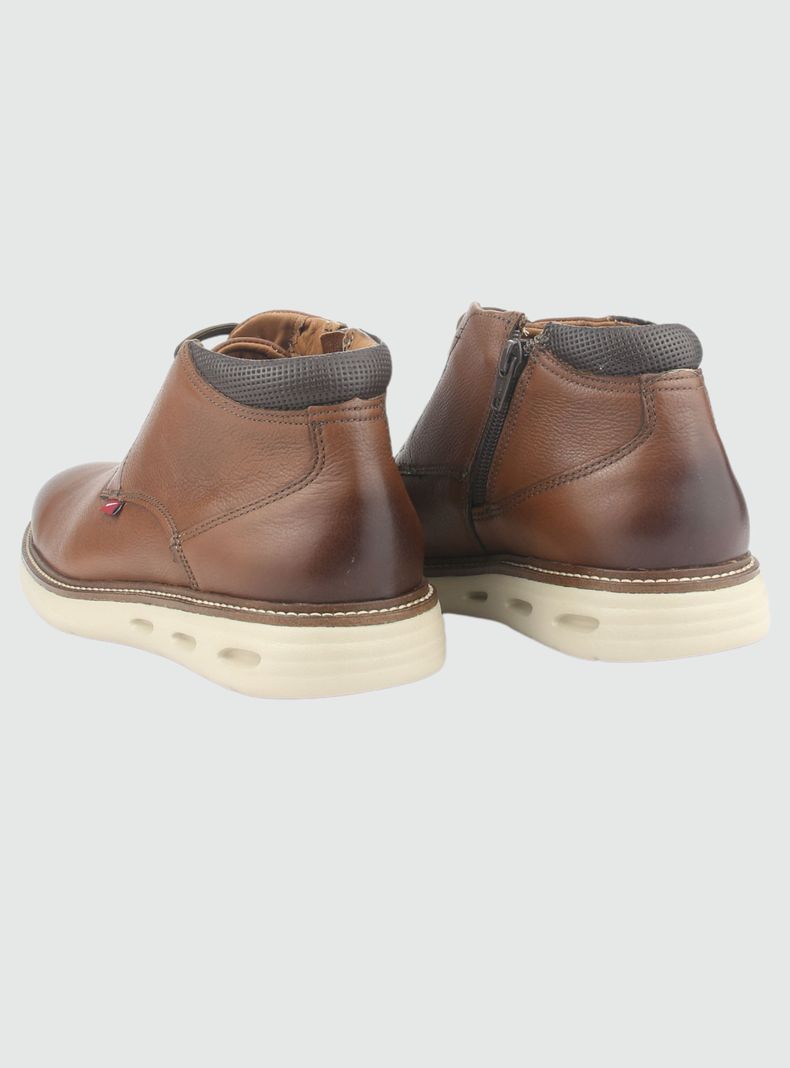 Botin Ferracini Hombre 4162 D Café Casual-5