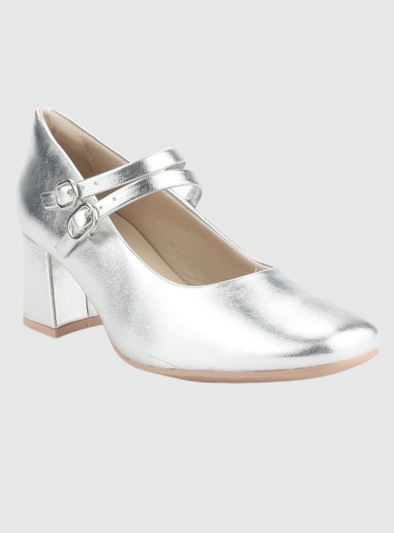 Zapato Chalada Mujer 2417102 Plateado Casual-2