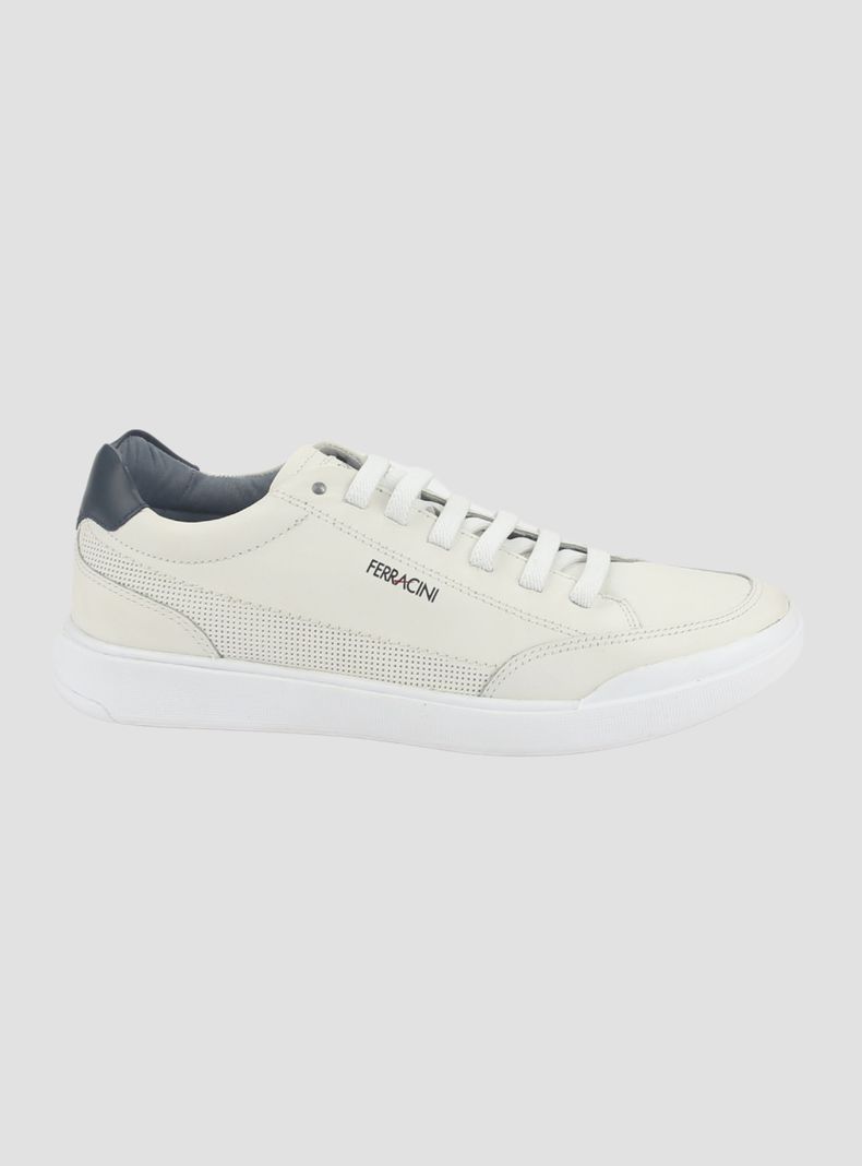 Zapatilla Ferracini Hombre 1056 Blanco Casual-0