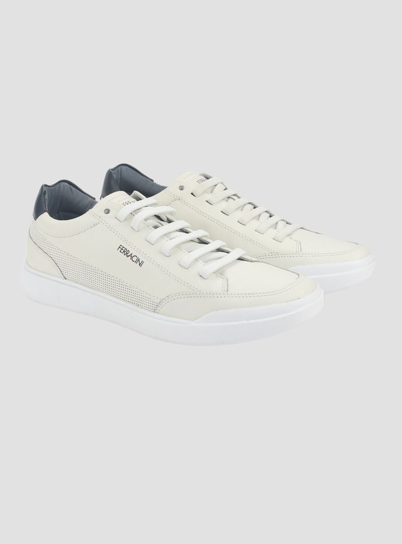Zapatilla Ferracini Hombre 1056 Blanco Casual-4