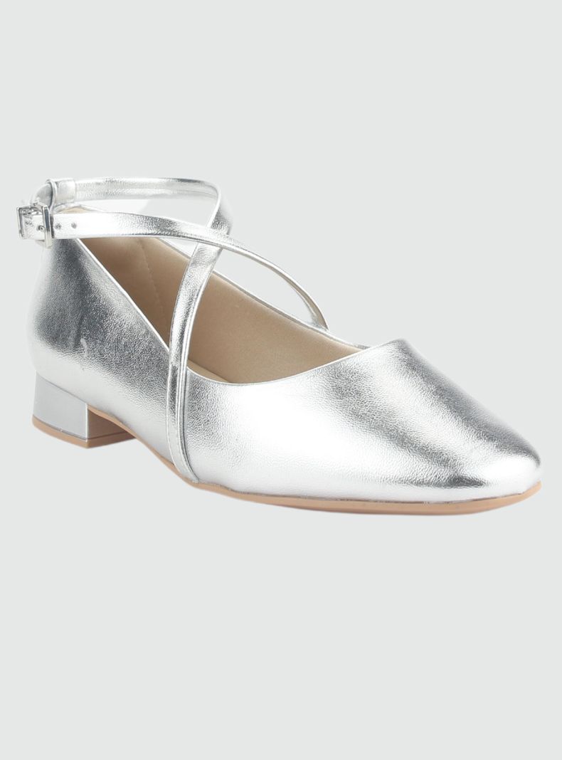 Zapato Chalada Mujer 2415102 Plateado Casual-2