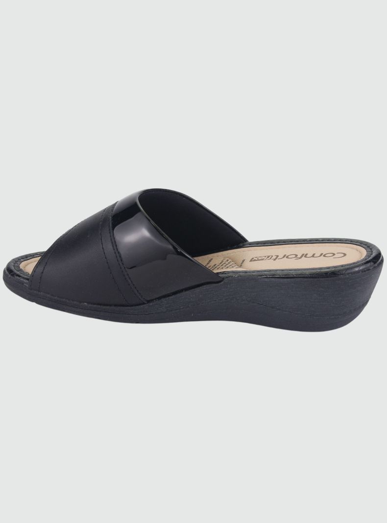 Sandalia Comfortflex Mujer 2296401 Negro Moda-1