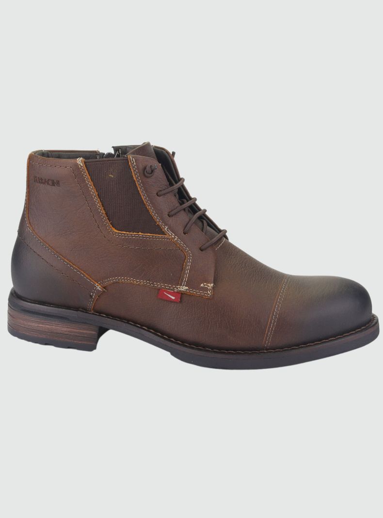 Botin Ferracini Hombre 9885 Café Casual-0
