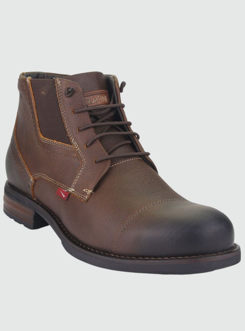 Botin Ferracini Hombre 9885 Café Casual-2