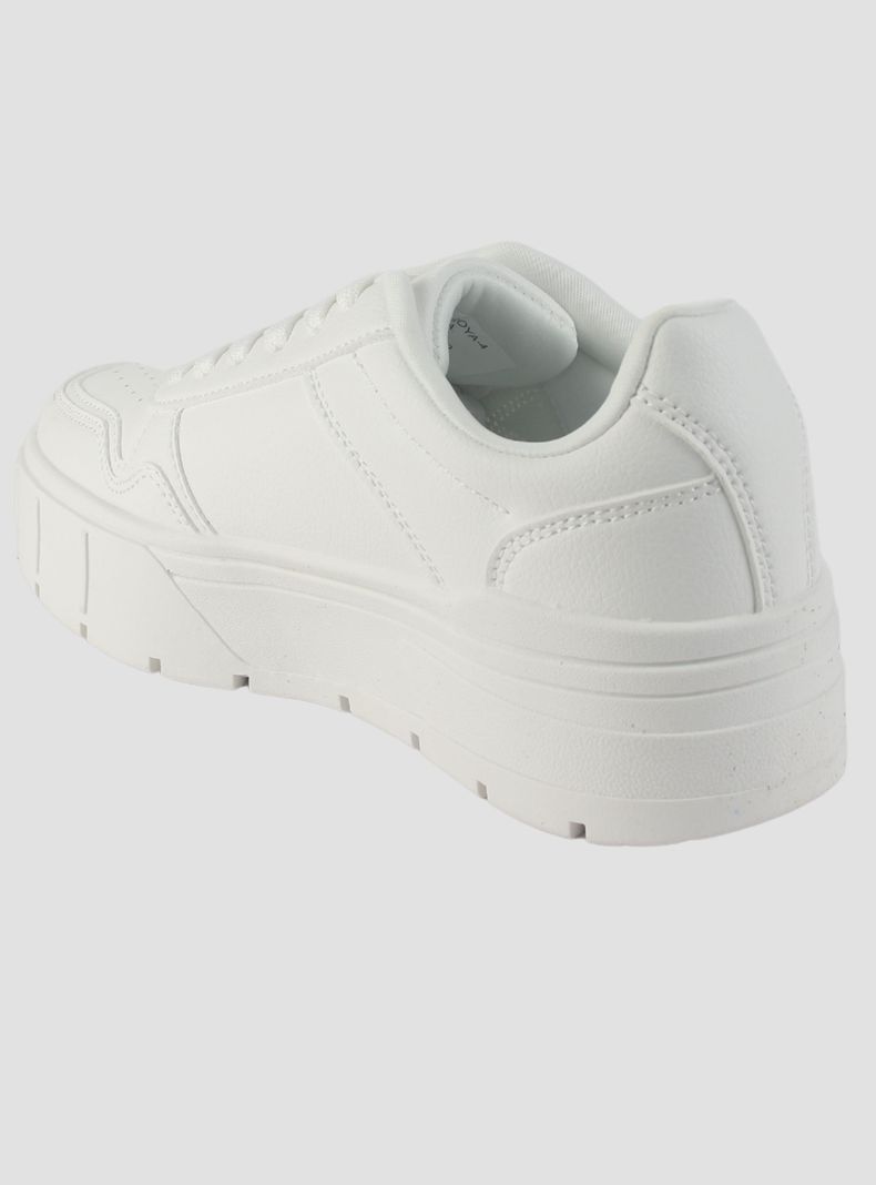 Zapatilla Chalada Mujer Troya-4 Blanco Urbano-3