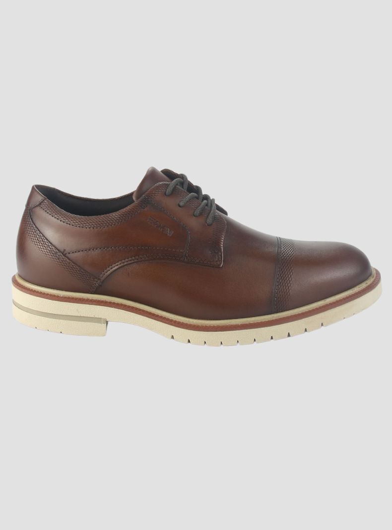 Zapato Ferracini Hombre 5435 Firenze Café Casual-0