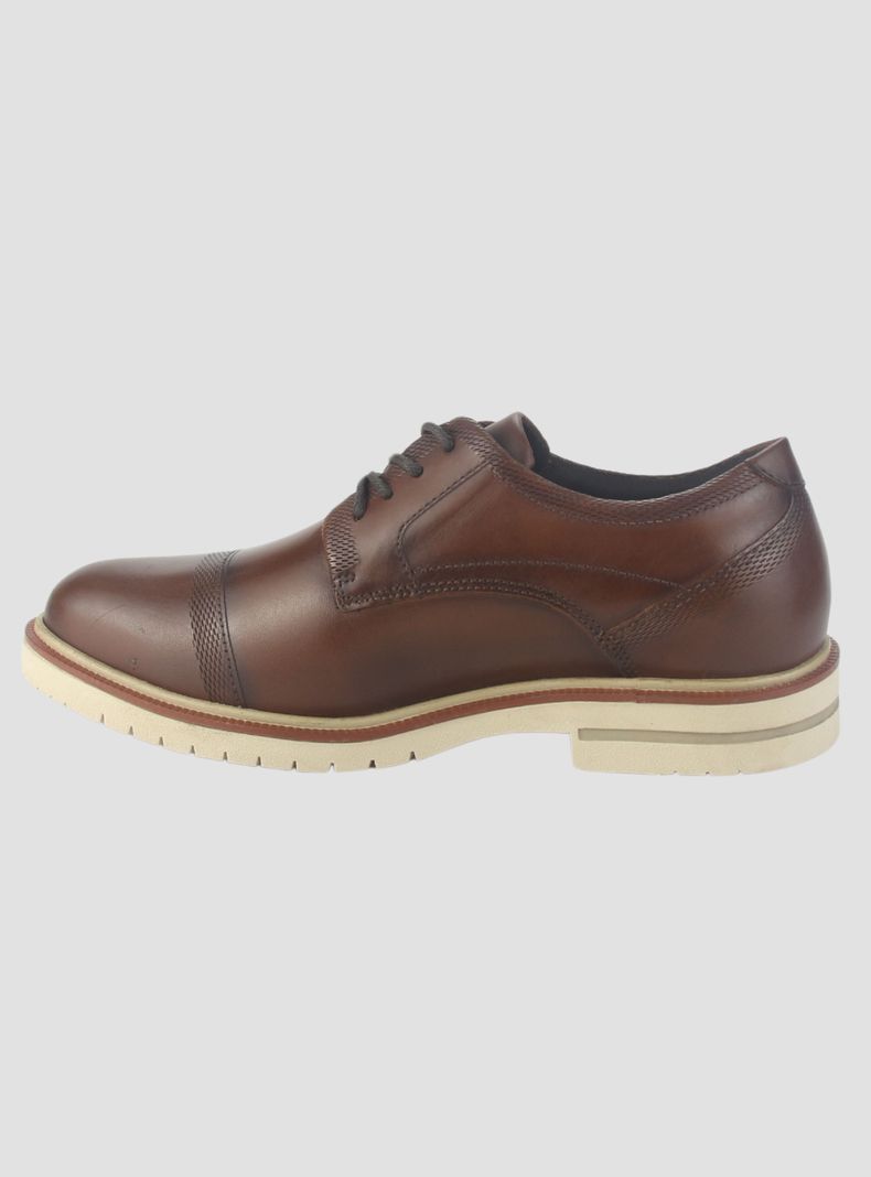 Zapato Ferracini Hombre 5435 Firenze Café Casual-1