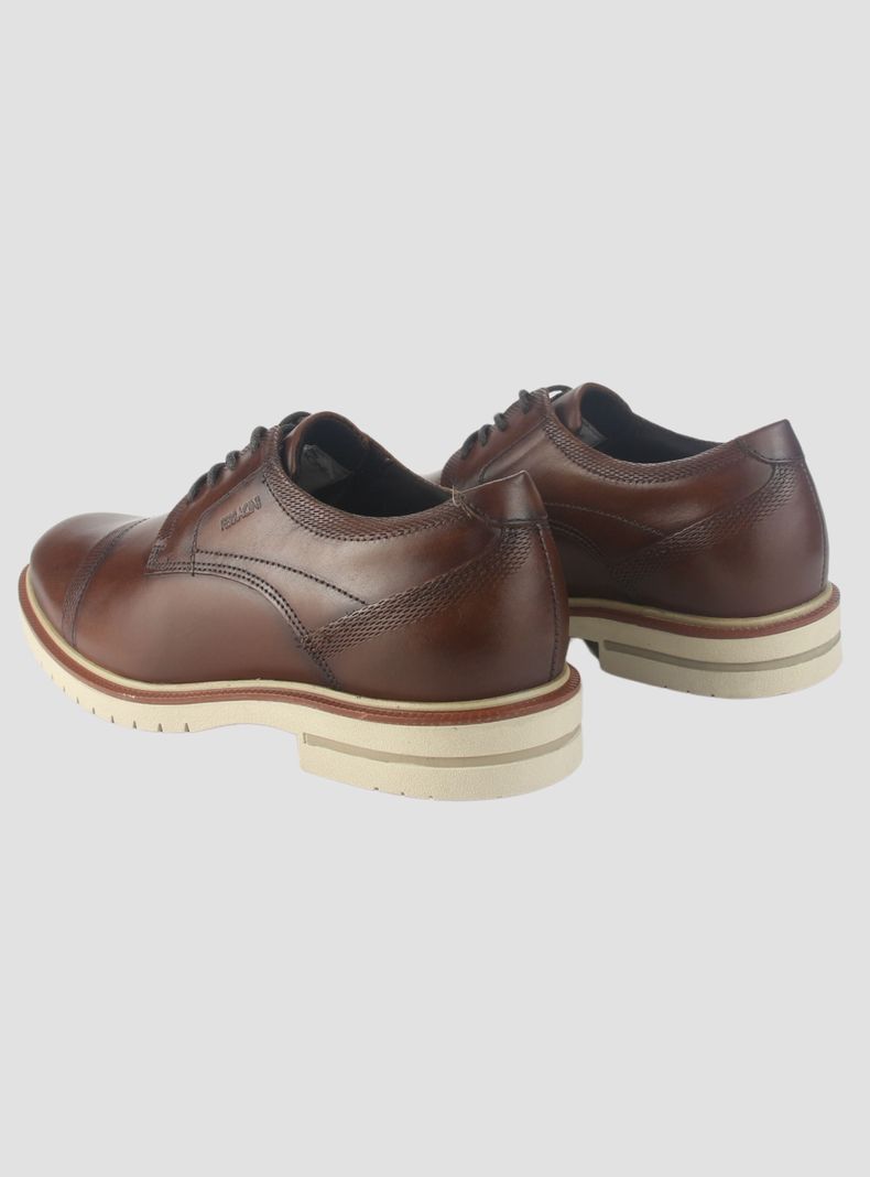 Zapato Ferracini Hombre 5435 Firenze Café Casual-5