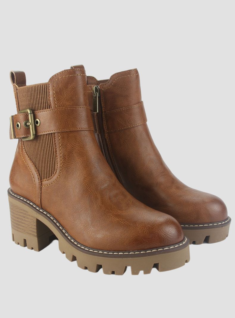 Botin Chalada Mujer Tere-4 Tostado Casual-4
