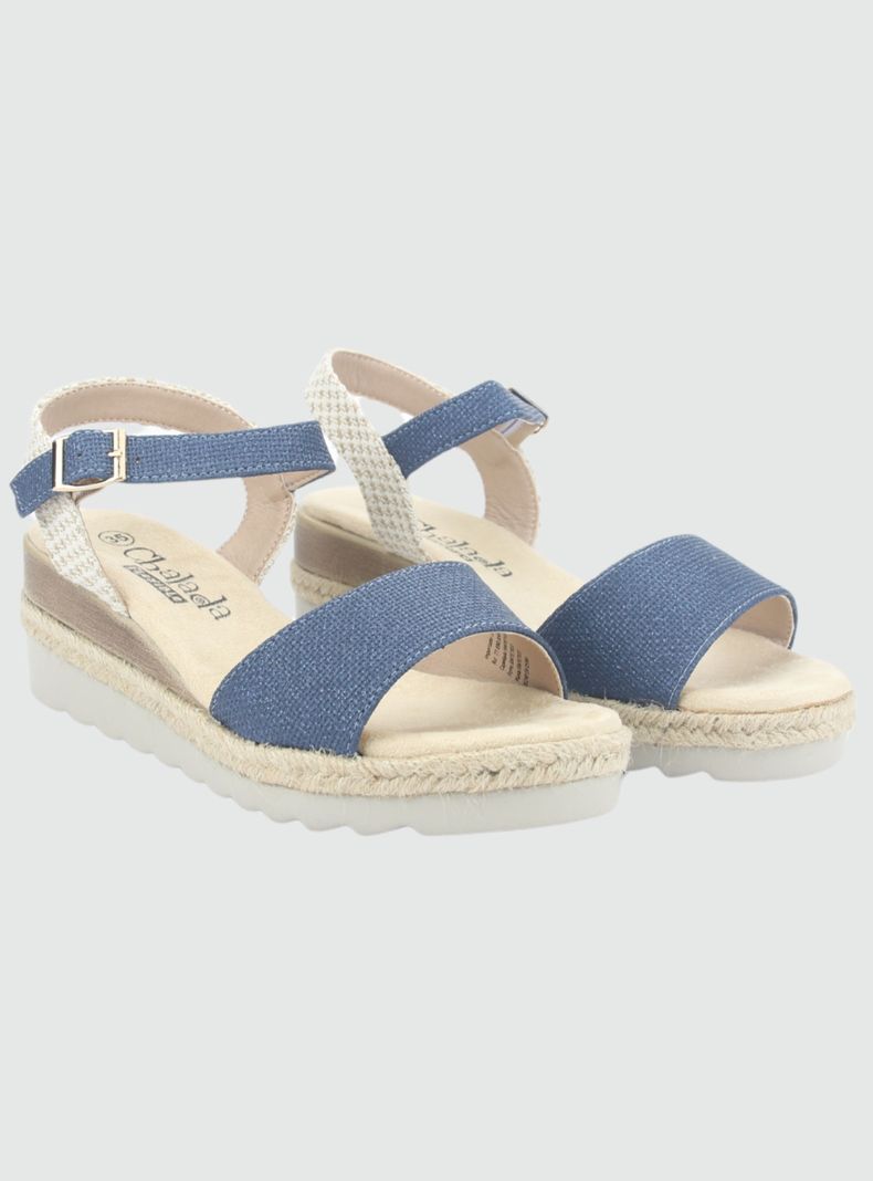 Sandalia Chalada Mujer Garda-1 Azul Casual-4