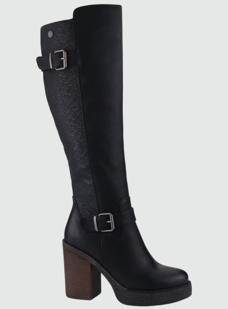 Bota Chalada Mujer Ella-11 Negro Casual-0