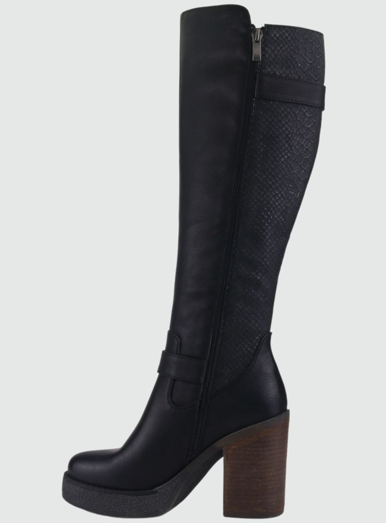 Bota Chalada Mujer Ella-11 Negro Casual-1