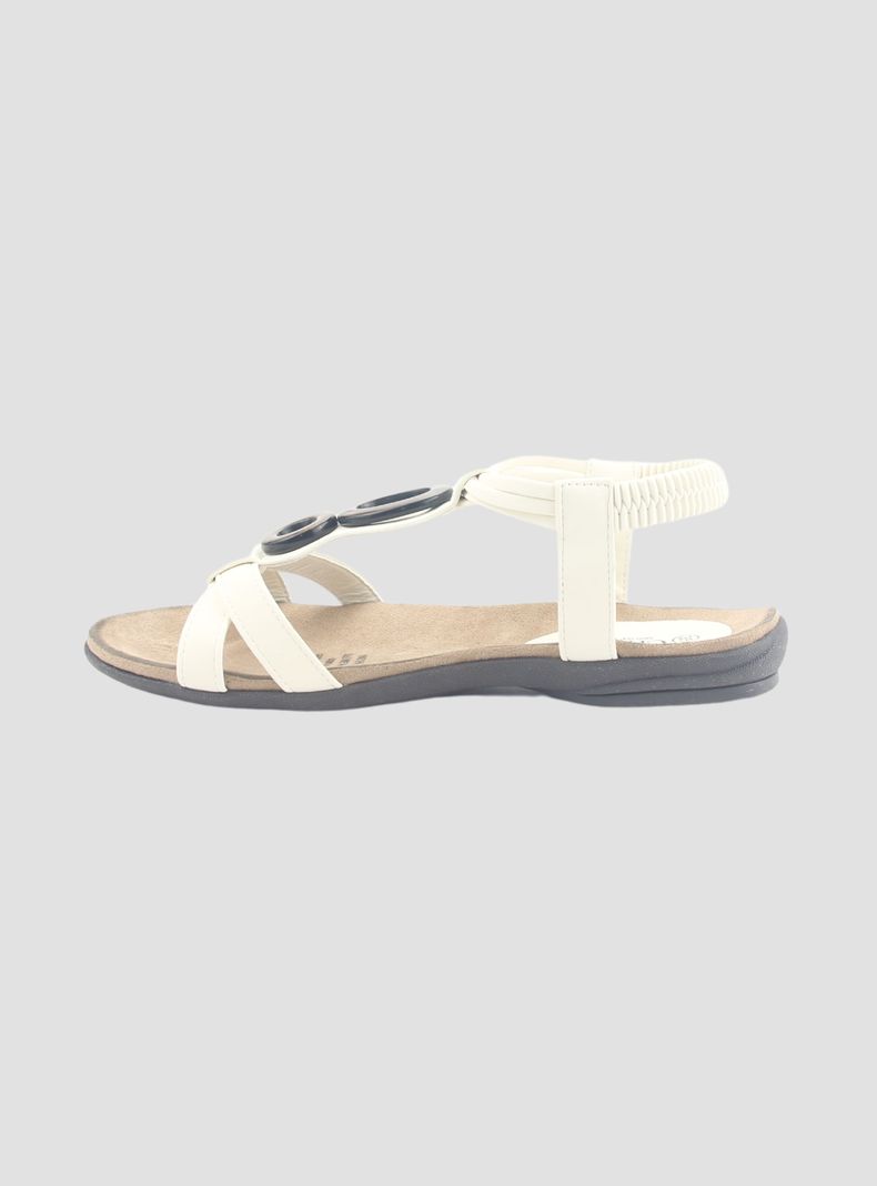 Sandalia Chalada Mujer Anatomic69 Blanco Casual-1