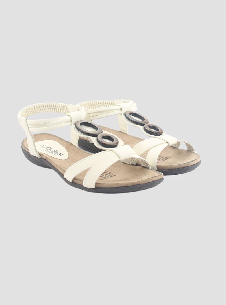 Sandalia Chalada Mujer Anatomic69 Blanco Casual-4