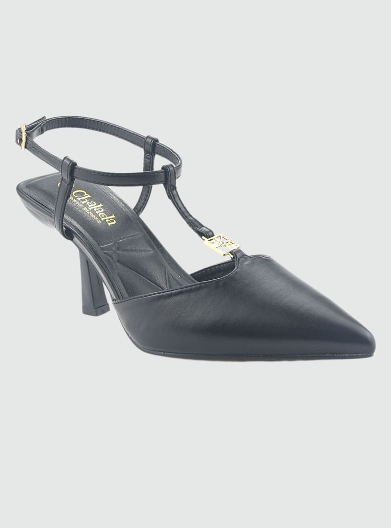 Zapato Negro de Mujer con Taco Rebi-2-2