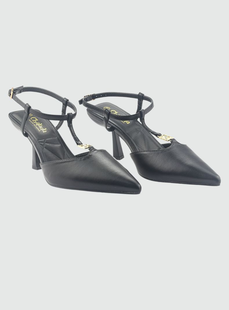 Zapato Negro de Mujer con Taco Rebi-2-4