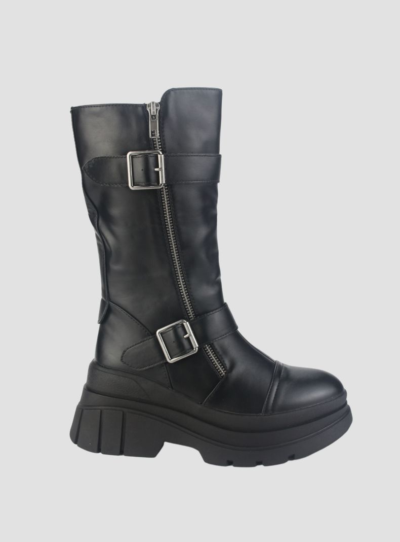Bota Chalada Mujer Natirus-2 Negro Casual