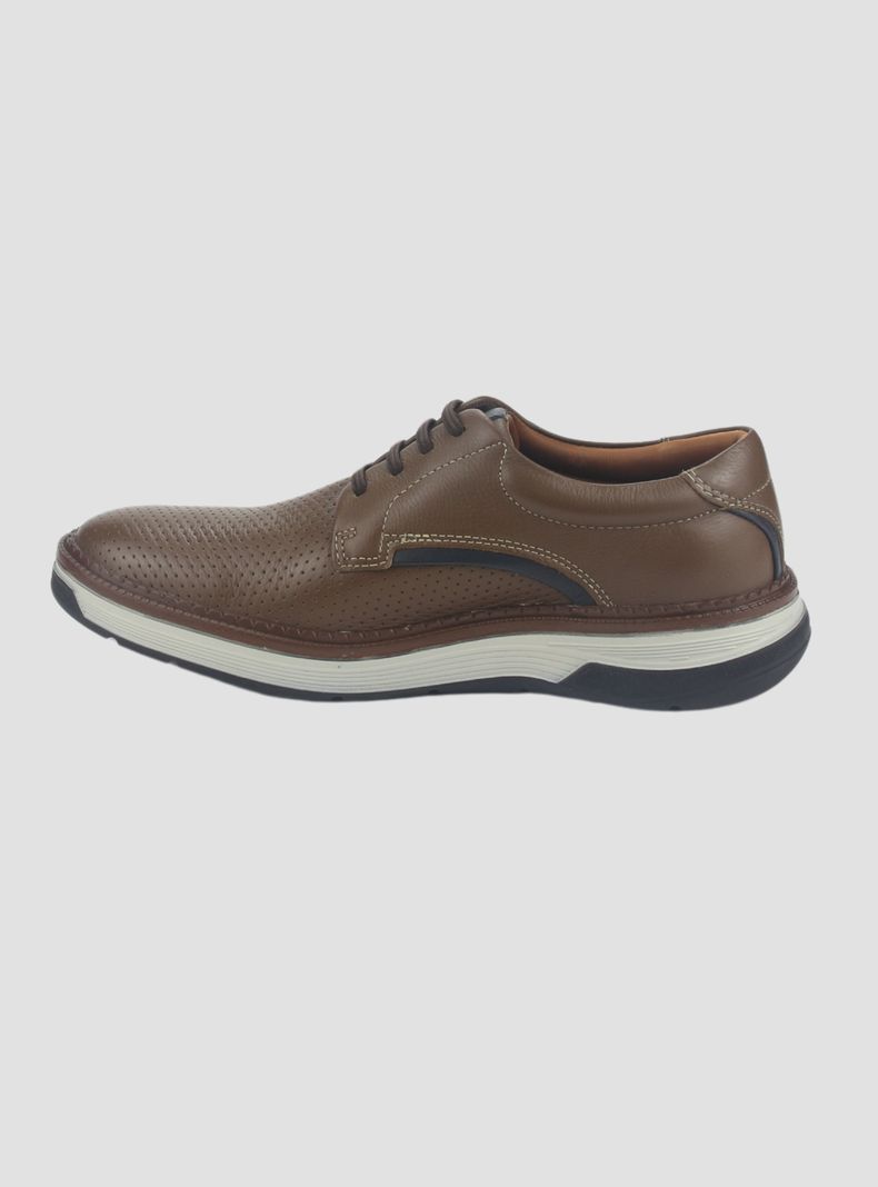Zapato Ferracini Hombre 4326 Café Casual-1