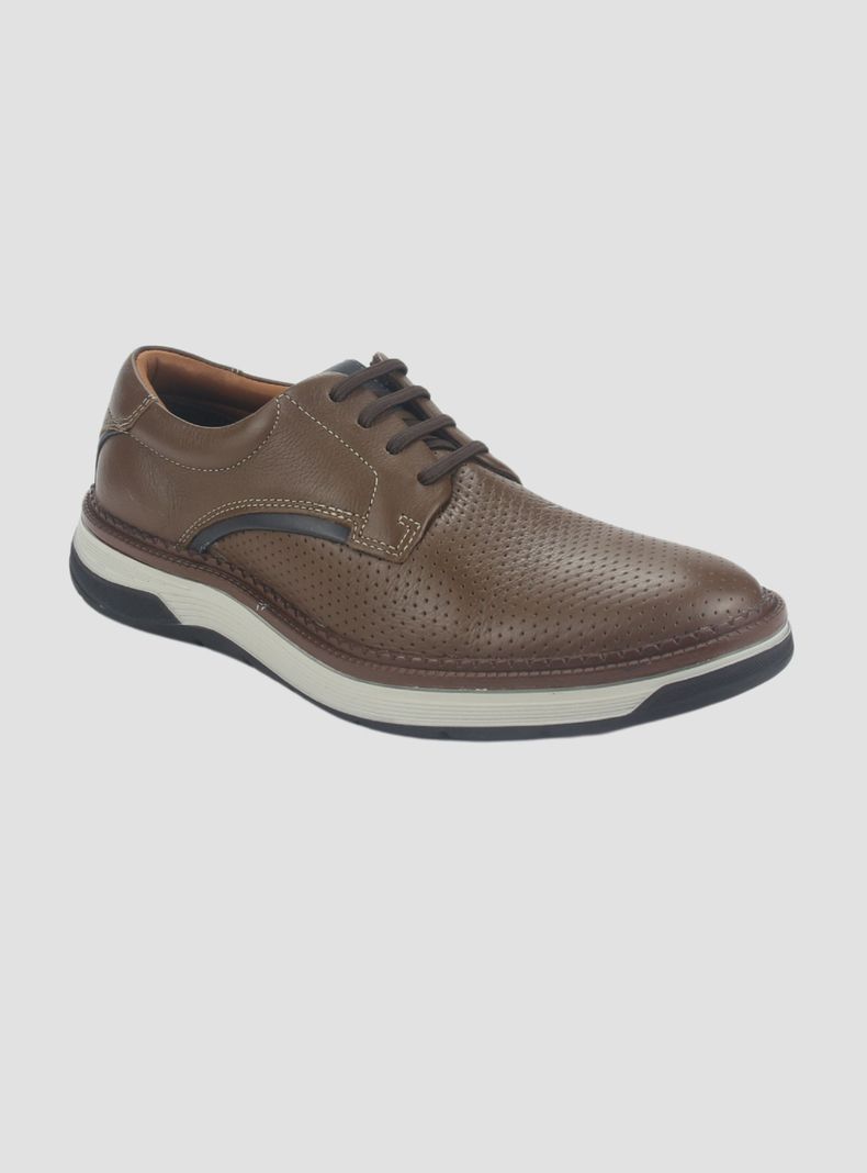 Zapato Ferracini Hombre 4326 Café Casual-2