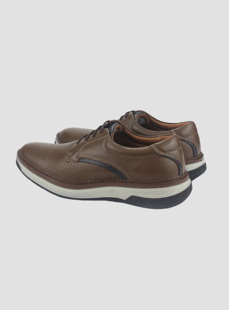 Zapato Ferracini Hombre 4326 Café Casual-5