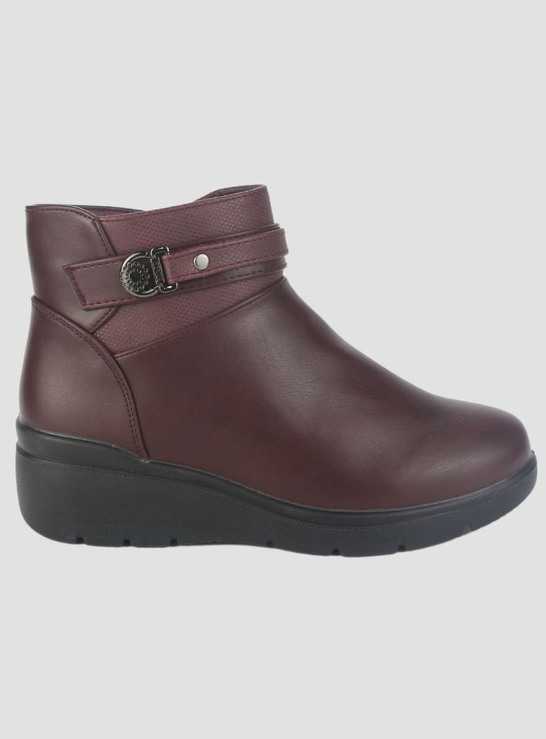 Botin Chalada Mujer Curve-5 Burdeo Casual-0