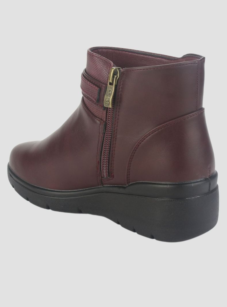 Botin Chalada Mujer Curve-5 Burdeo Casual-3