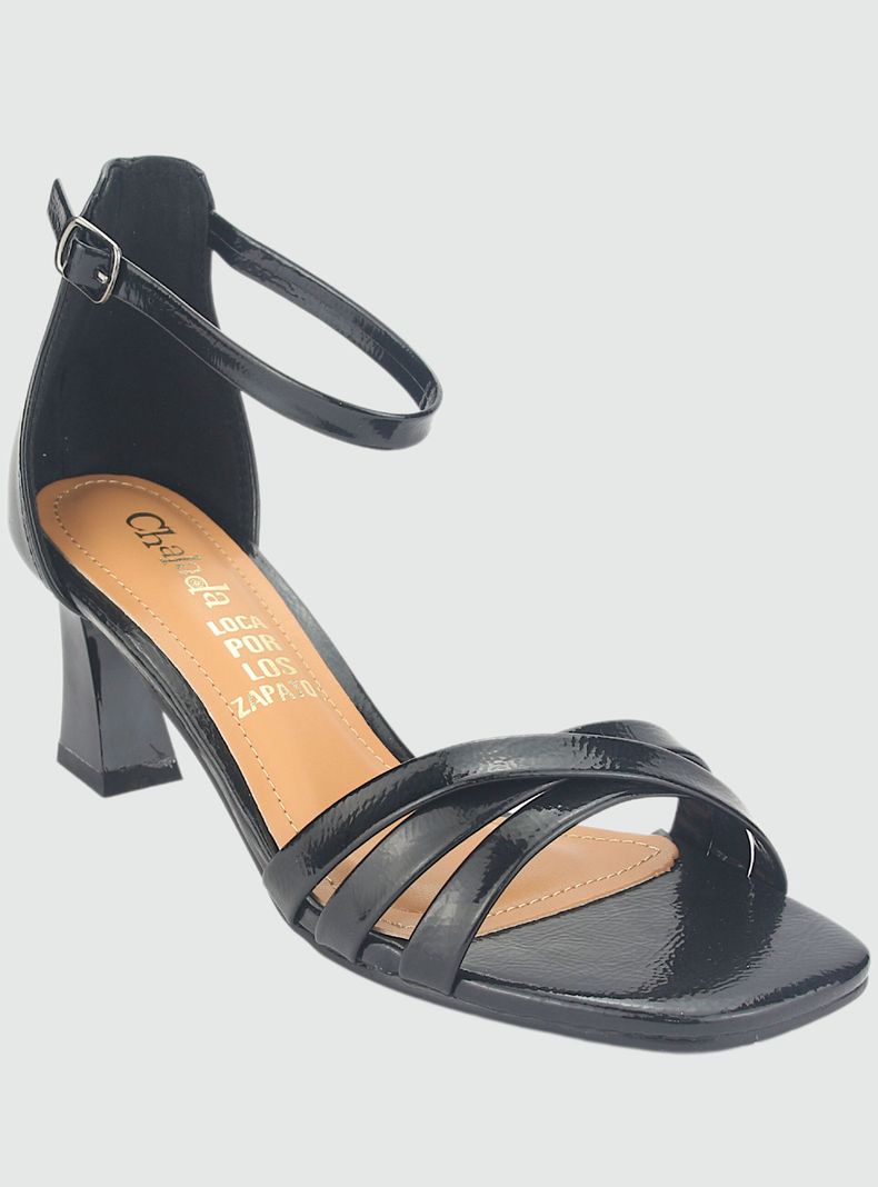 Sandalia Chalada Mujer Murcia-1 Negro Casual-2