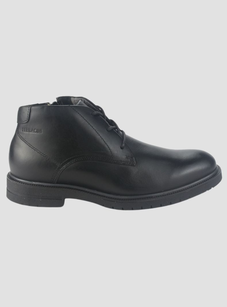 Botin Ferracini Hombre 5437 Firenze Negro Casual-0
