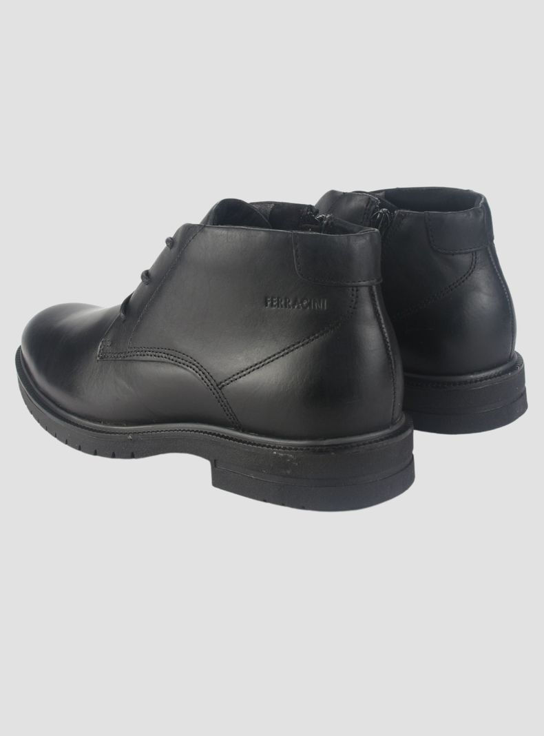Botin Ferracini Hombre 5437 Firenze Negro Casual-5