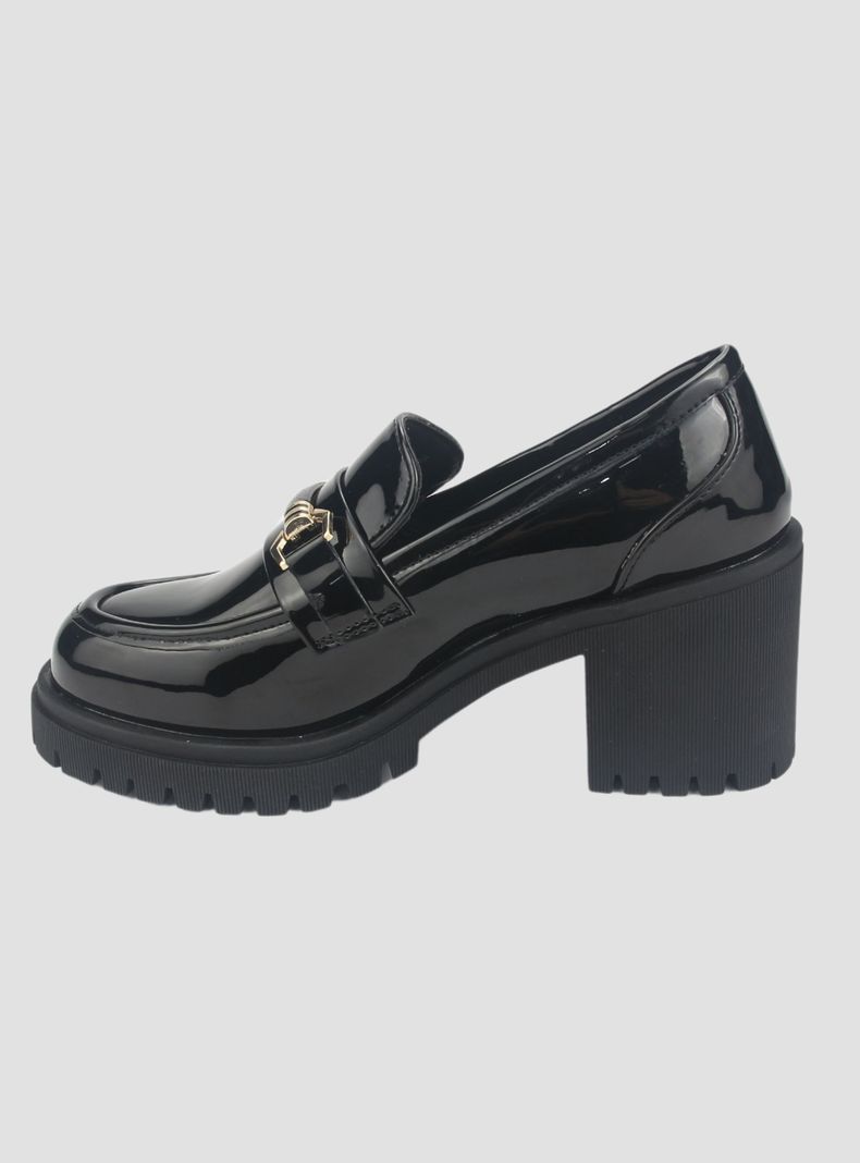 Mocasin Chalada Mujer Juppi-1 Negro Plataforma-1