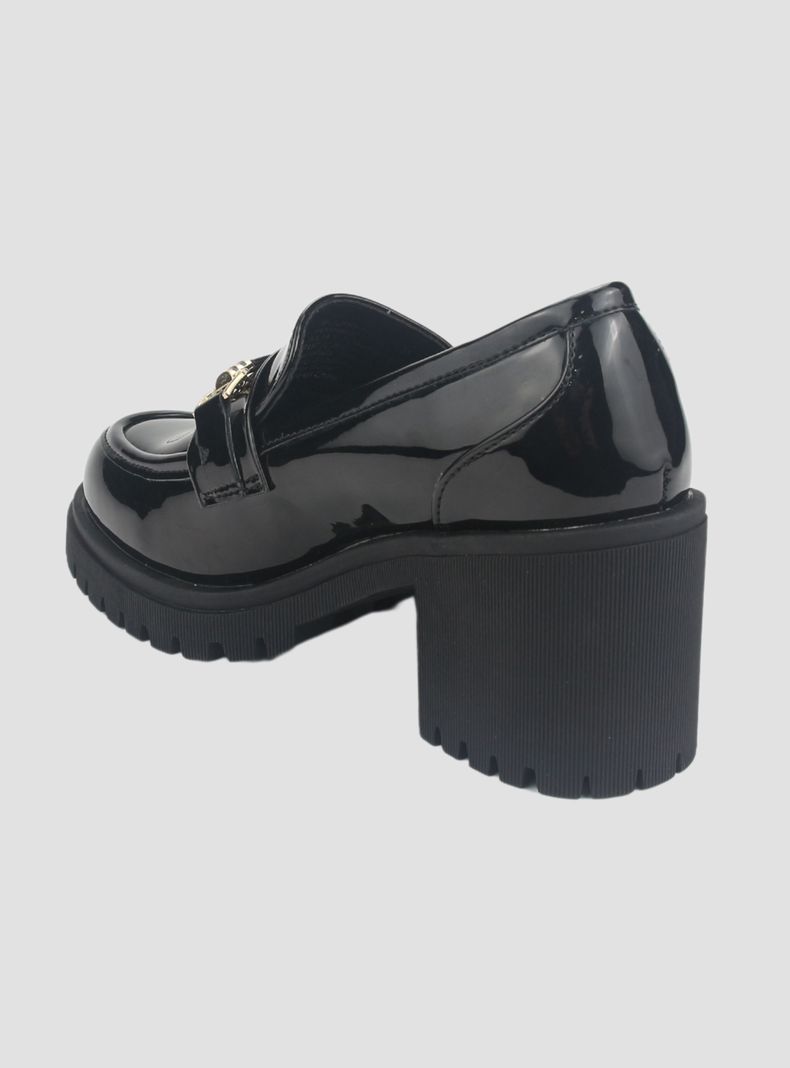 Mocasin Chalada Mujer Juppi-1 Negro Plataforma-3