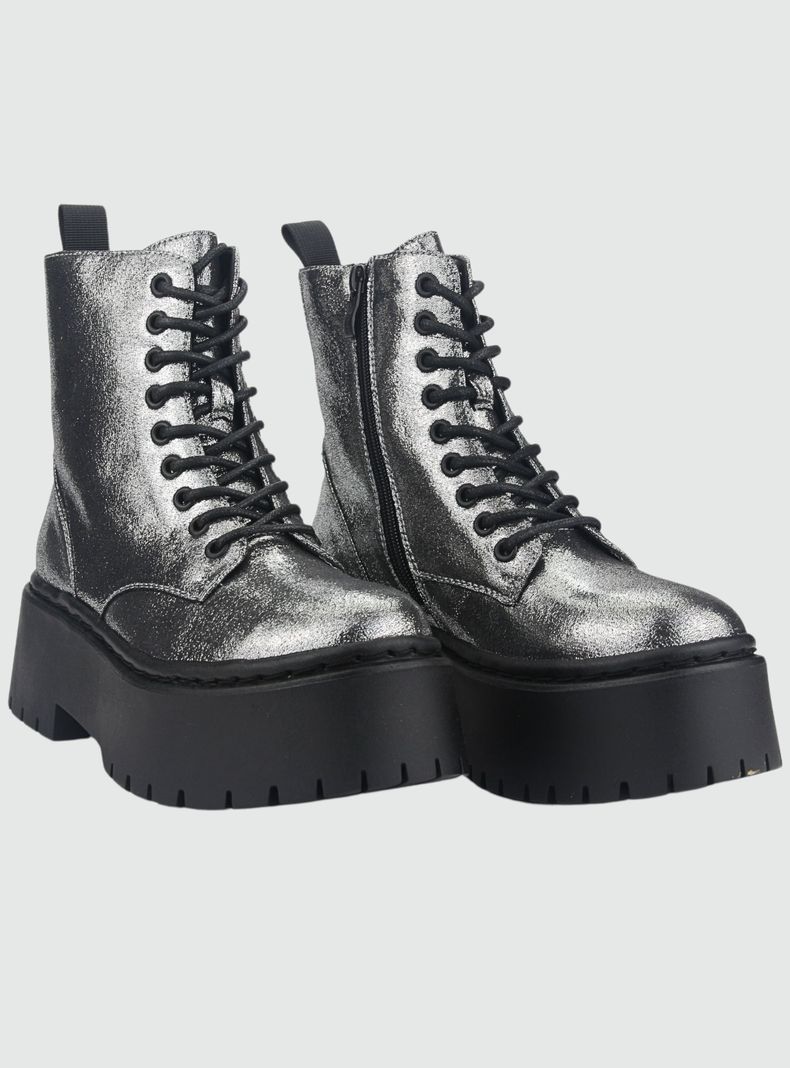 Botin Chalada Mujer Rust-22 Plateado Casual-2