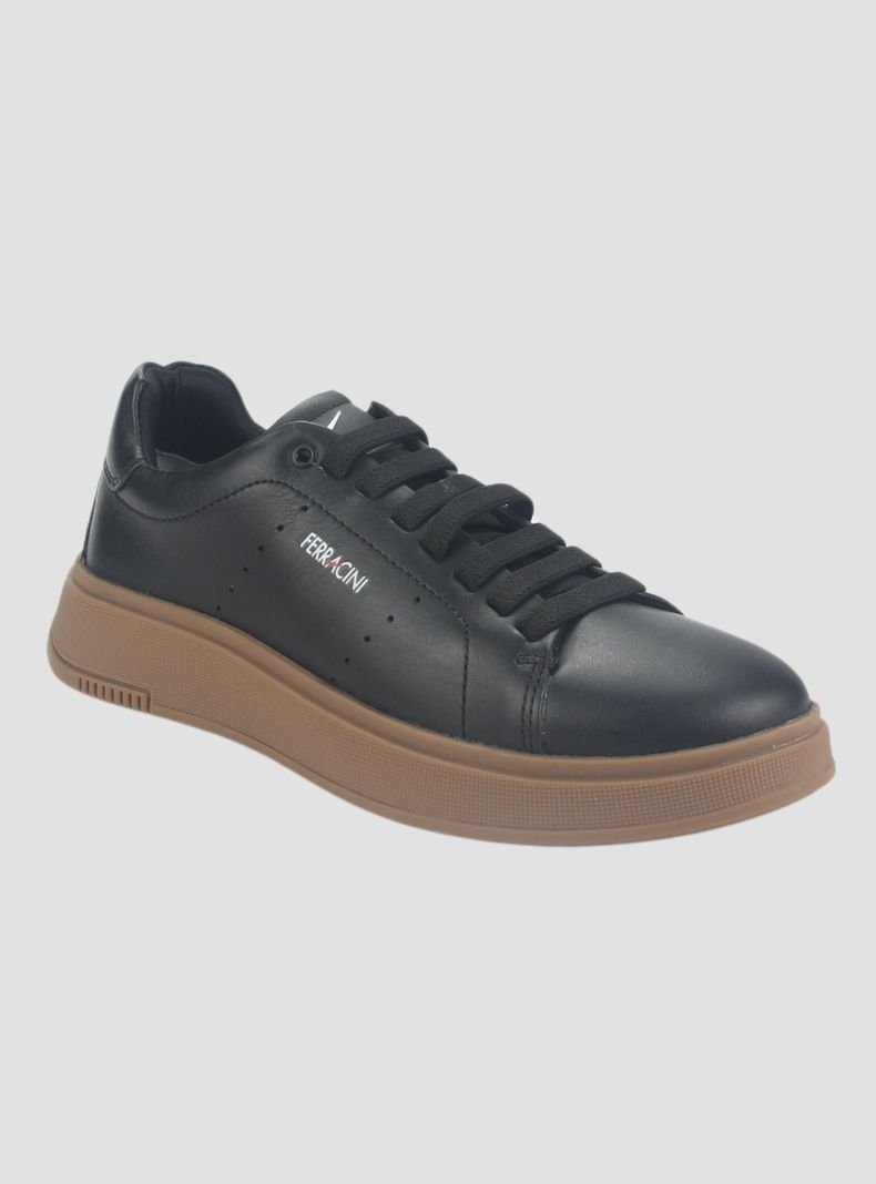 Zapatilla Ferracini Hombre 9315 Negro Casual-2