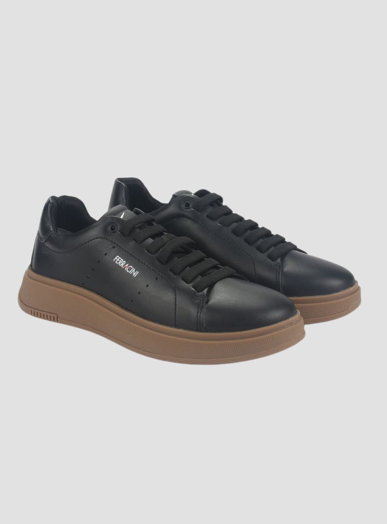 Zapatilla Ferracini Hombre 9315 Negro Casual-4