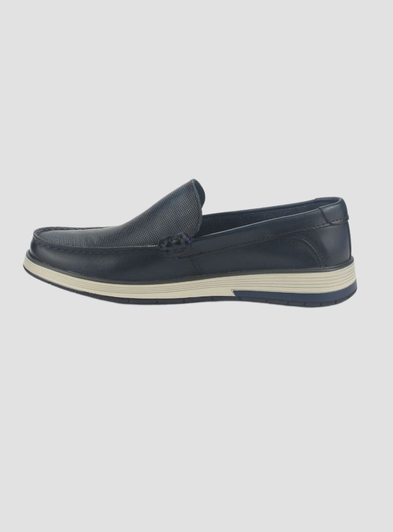 Zapato Ferracini Hombre 6989 Azul Marino Casual-1