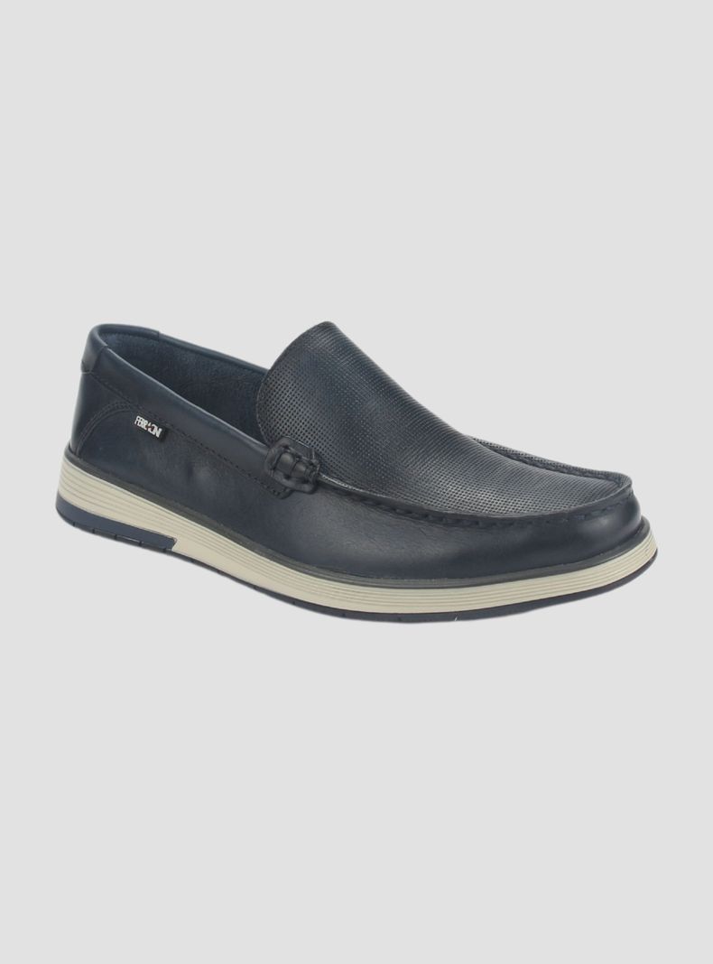 Zapato Ferracini Hombre 6989 Azul Marino Casual-2