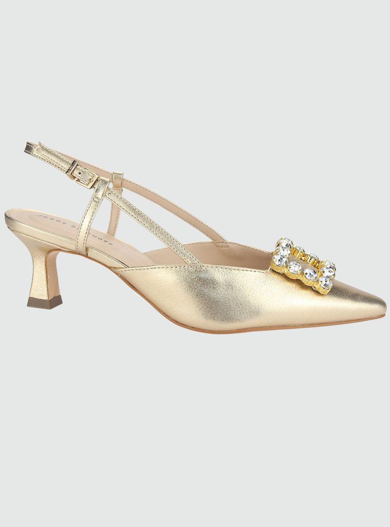 Sandalia Jorge Bischoff Mujer P17994002 Dorado Casual-0