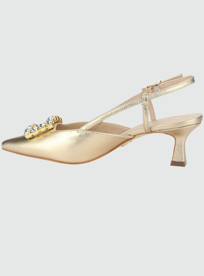 Sandalia Jorge Bischoff Mujer P17994002 Dorado Casual-1