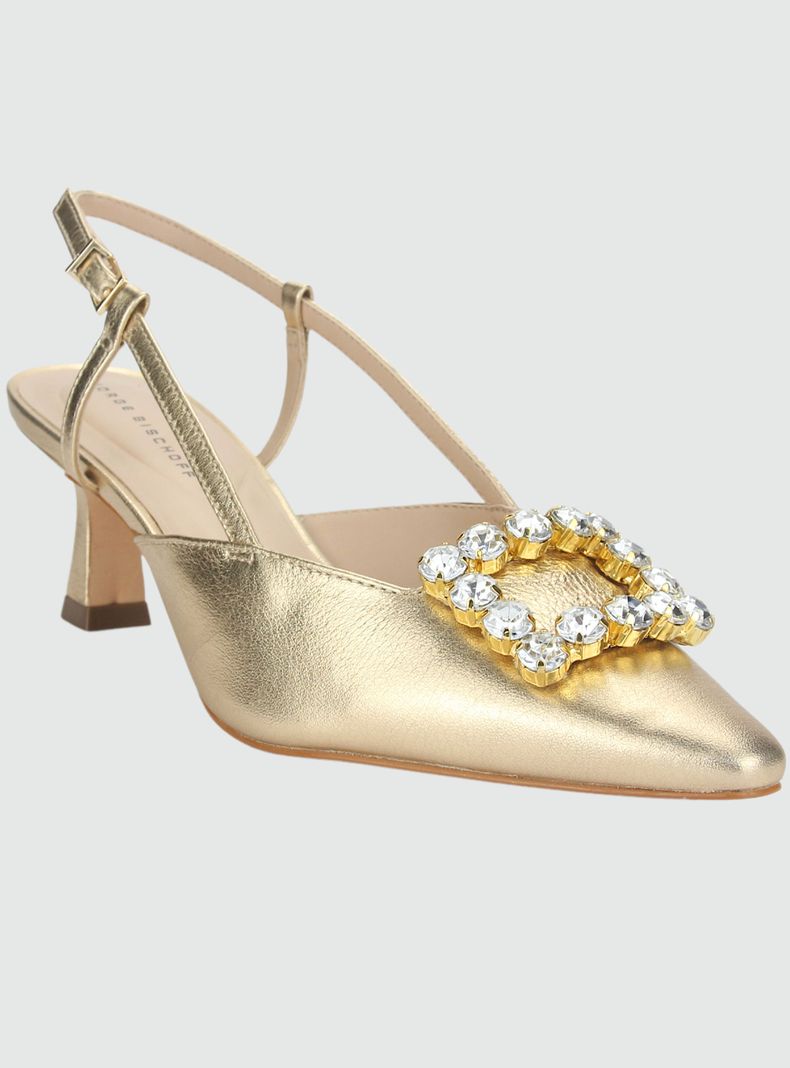 Sandalia Jorge Bischoff Mujer P17994002 Dorado Casual-2