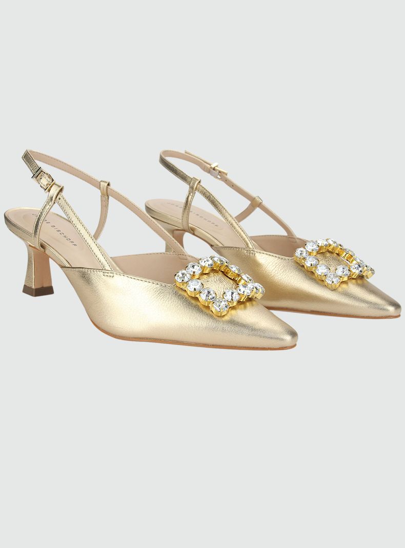 Sandalia Jorge Bischoff Mujer P17994002 Dorado Casual-3