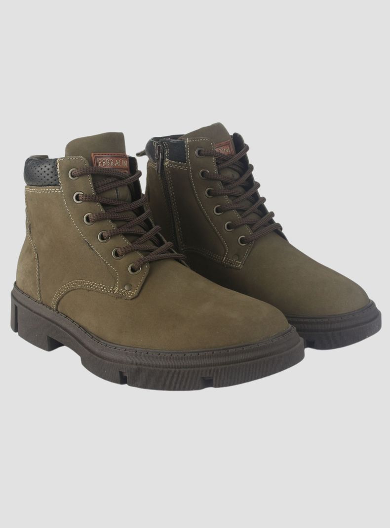 Botin Ferracini Hombre 5909 Aston Oliva Casual-4