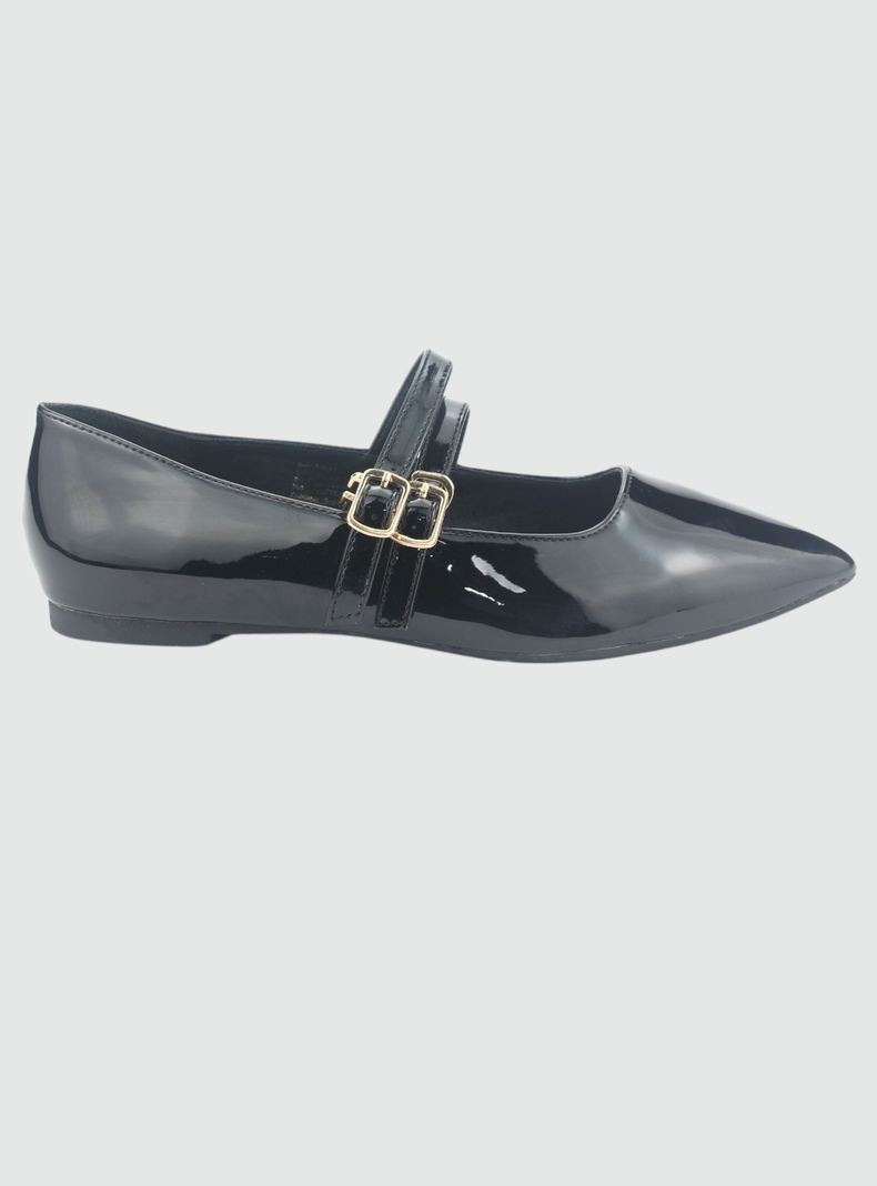 Ballerina Chalada Mujer Maris-5 Negro Casual-0