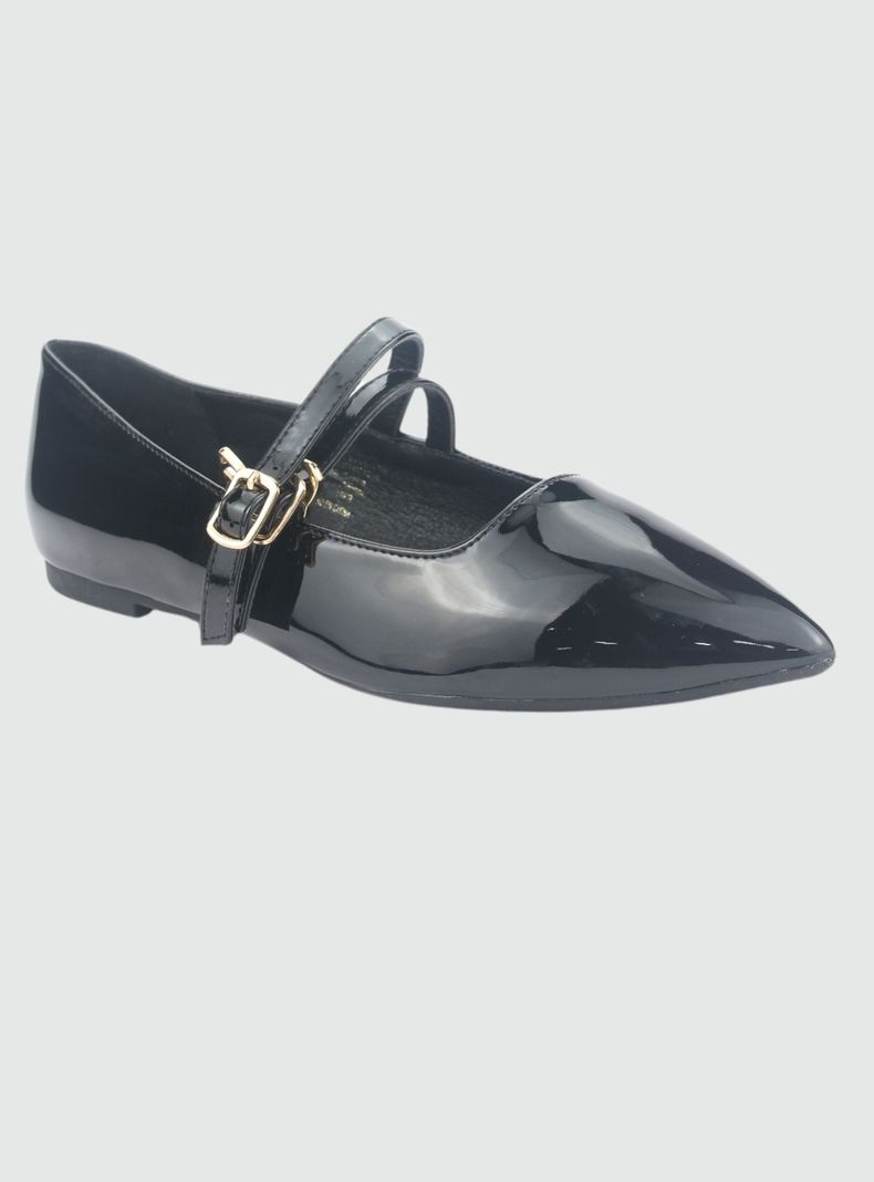 Ballerina Chalada Mujer Maris-5 Negro Casual-2