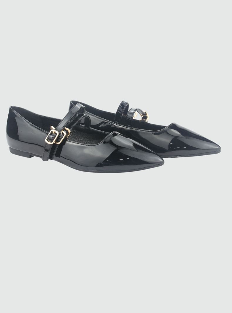Ballerina Chalada Mujer Maris-5 Negro Casual-4